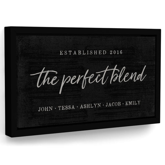 The Perfect Blend Personalized Name Sign - Pretty Perfect Studio