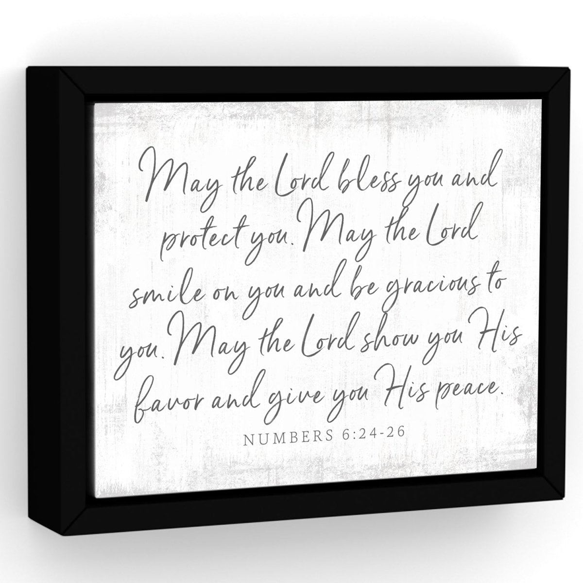 Threshold Blessing Numbers Christian Family Sign - Pretty Perfect Studio