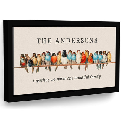 Together We Make One Beautiful Family Canvas Wall Art - Pretty Perfect Studio