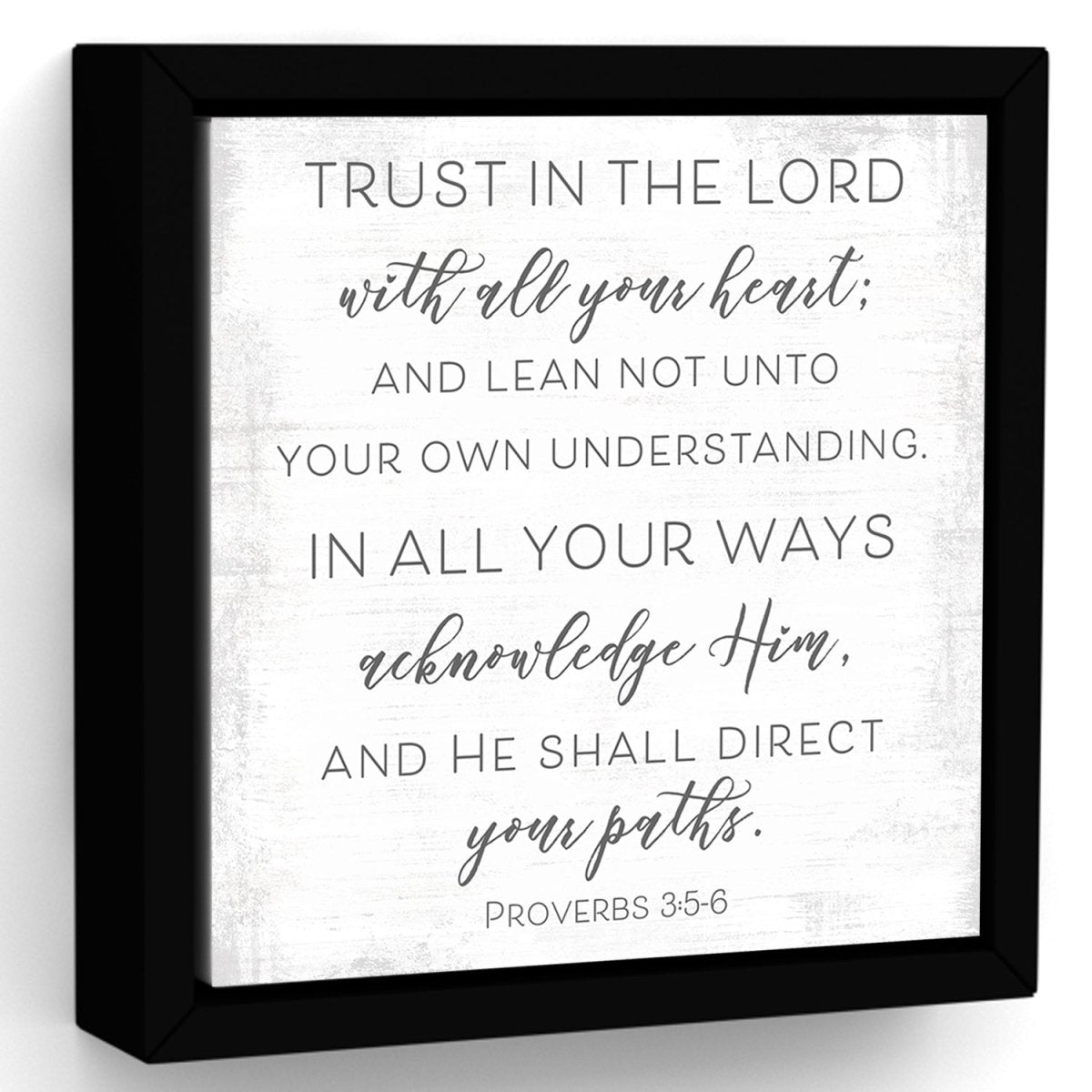 Trust In the Lord with All Your Heart Sign - Pretty Perfect Studio