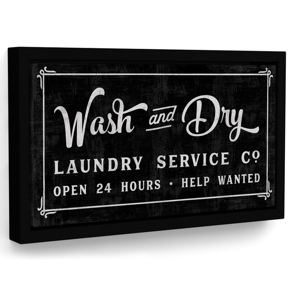 Wash and Dry Laundry Room Sign - Pretty Perfect Studio