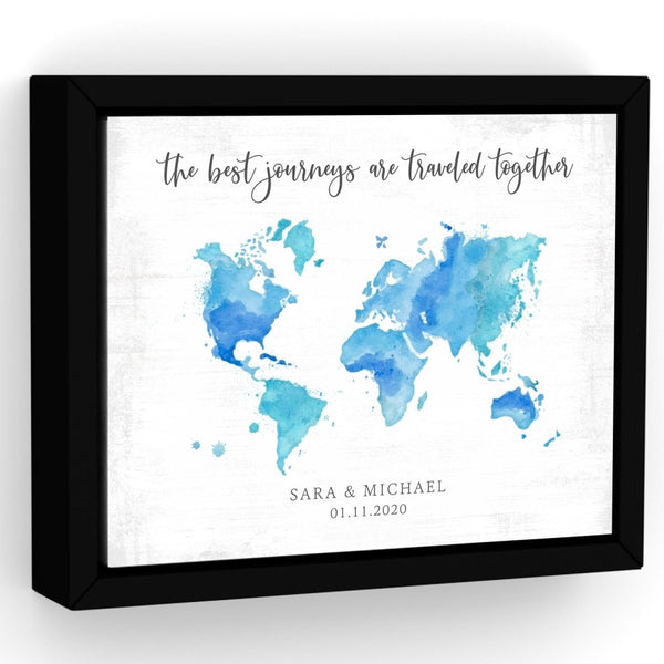 Wedding Guest Signing Map | Wedding Sign Gift – Pretty Perfect Studio